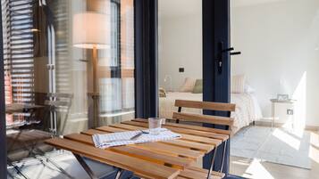 Apartamento família, para não fumantes, sacada | Terraço/pátio