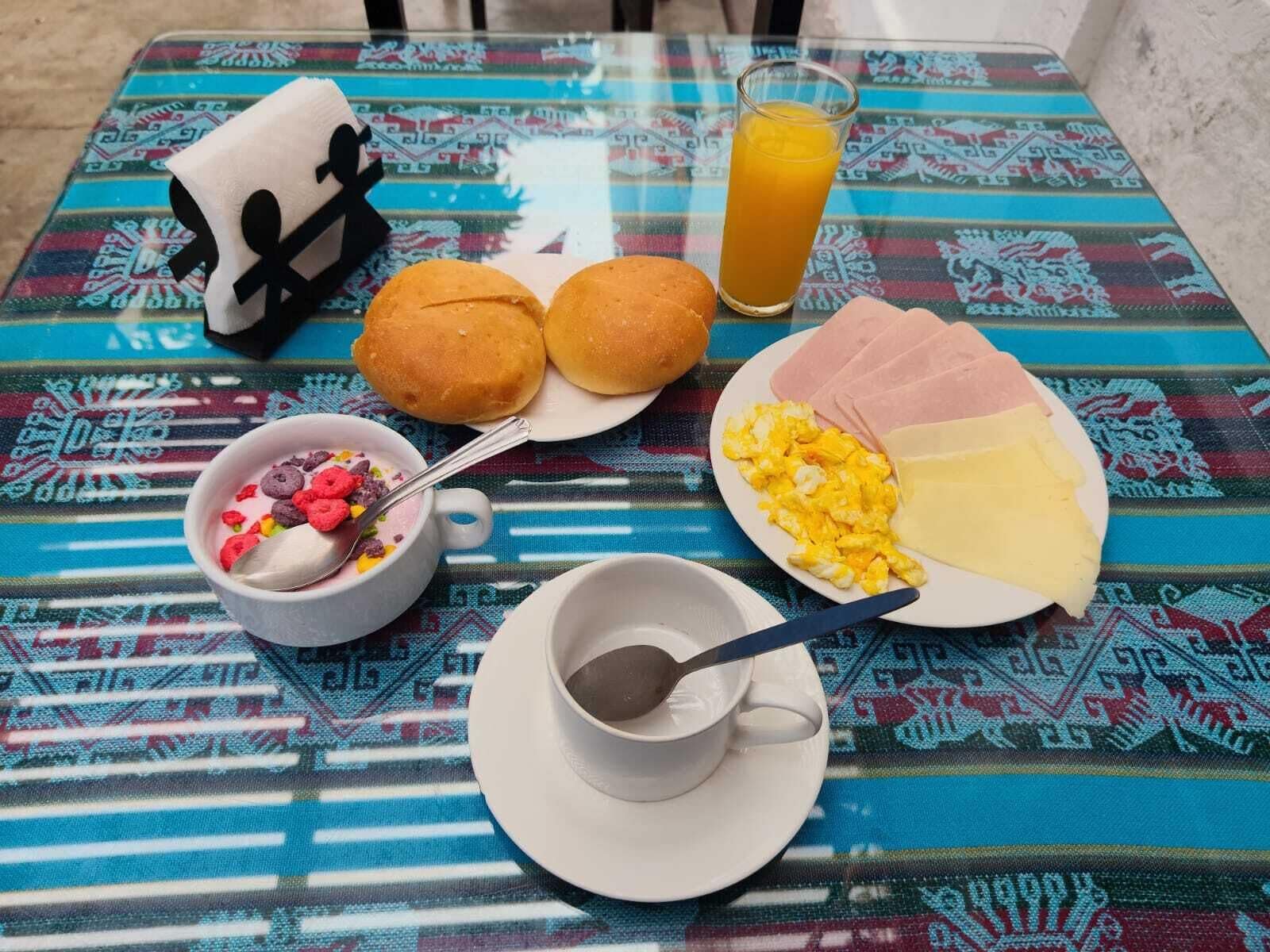 Daily continental breakfast for a fee