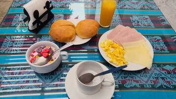 Daily continental breakfast for a fee