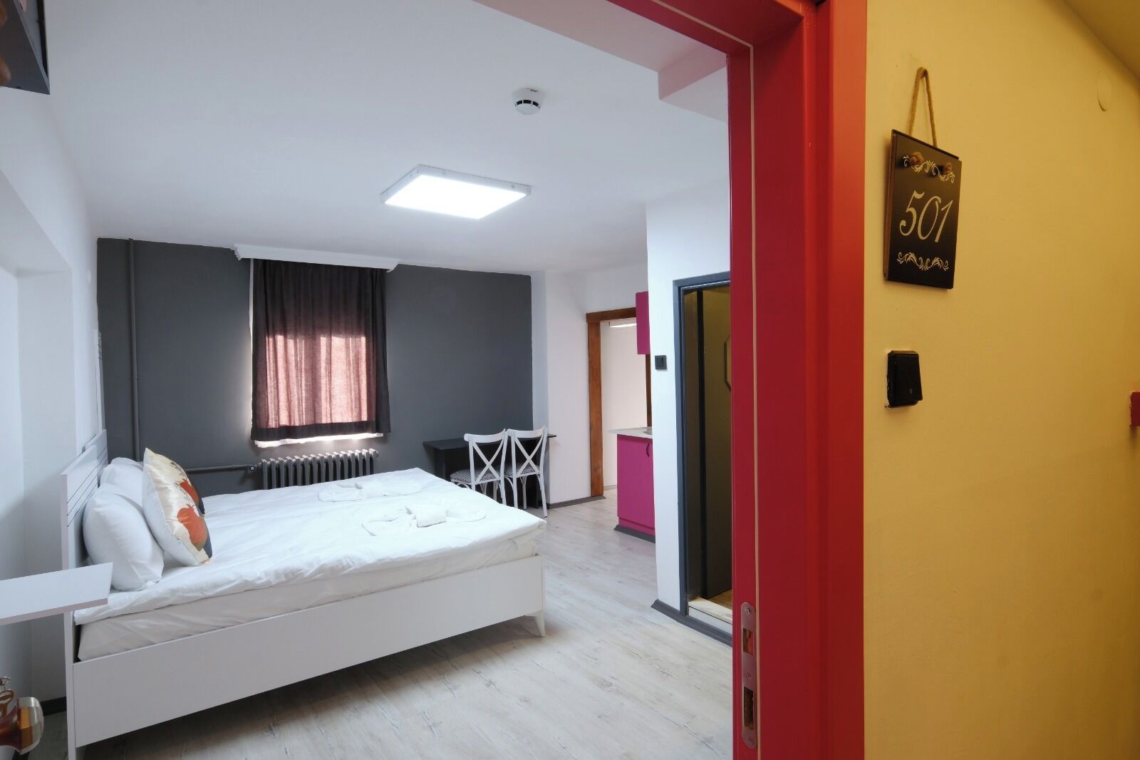 Standard Quadruple Room, City View | Desk, free WiFi