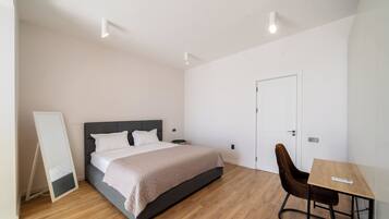 Blackout drapes, iron/ironing board, free WiFi