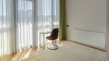 Blackout drapes, iron/ironing board, free WiFi