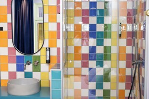 Habitación estándar doble, vistas a la ciudad | Baño