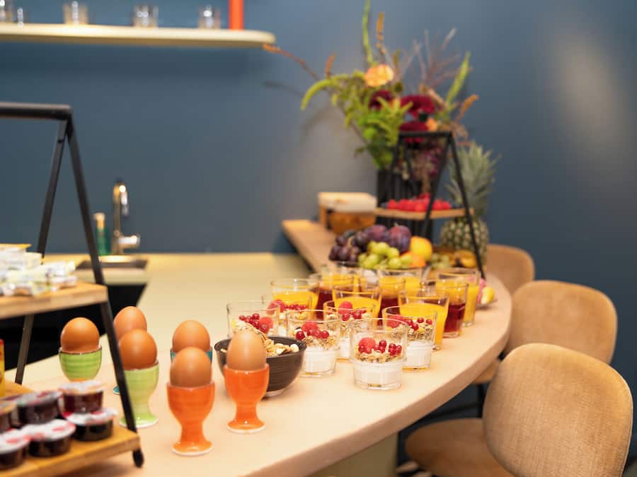 Daily buffet breakfast (EUR 18.00 per person)