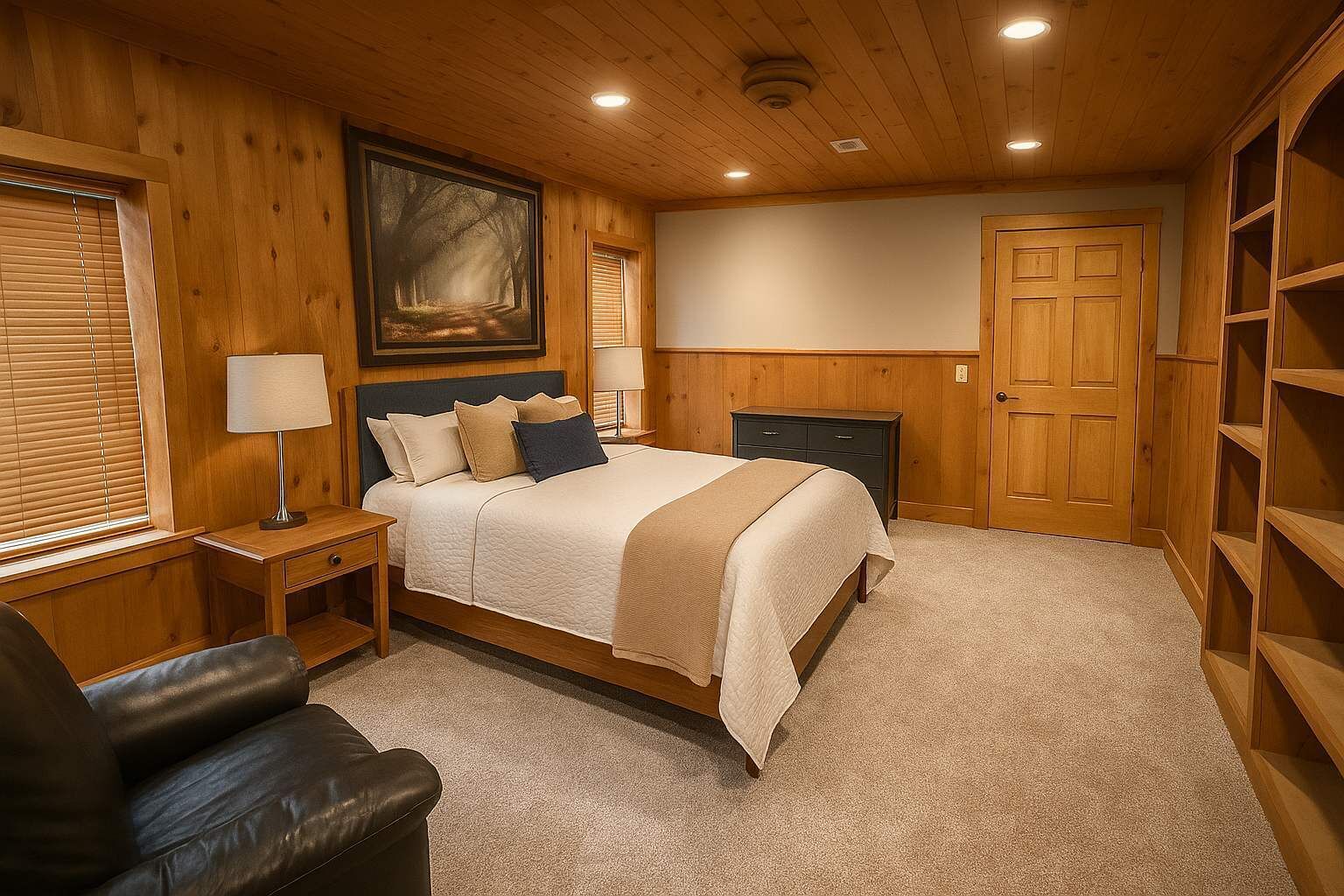 Bureau, fer et planche à repasser, Wi-Fi, draps fournis