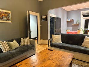 Living area - Large, bright, seaside family home with garden & parking, close to Walpole Bay. (Margate)