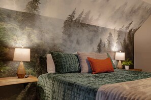 Desk, iron/ironing board, travel crib, WiFi