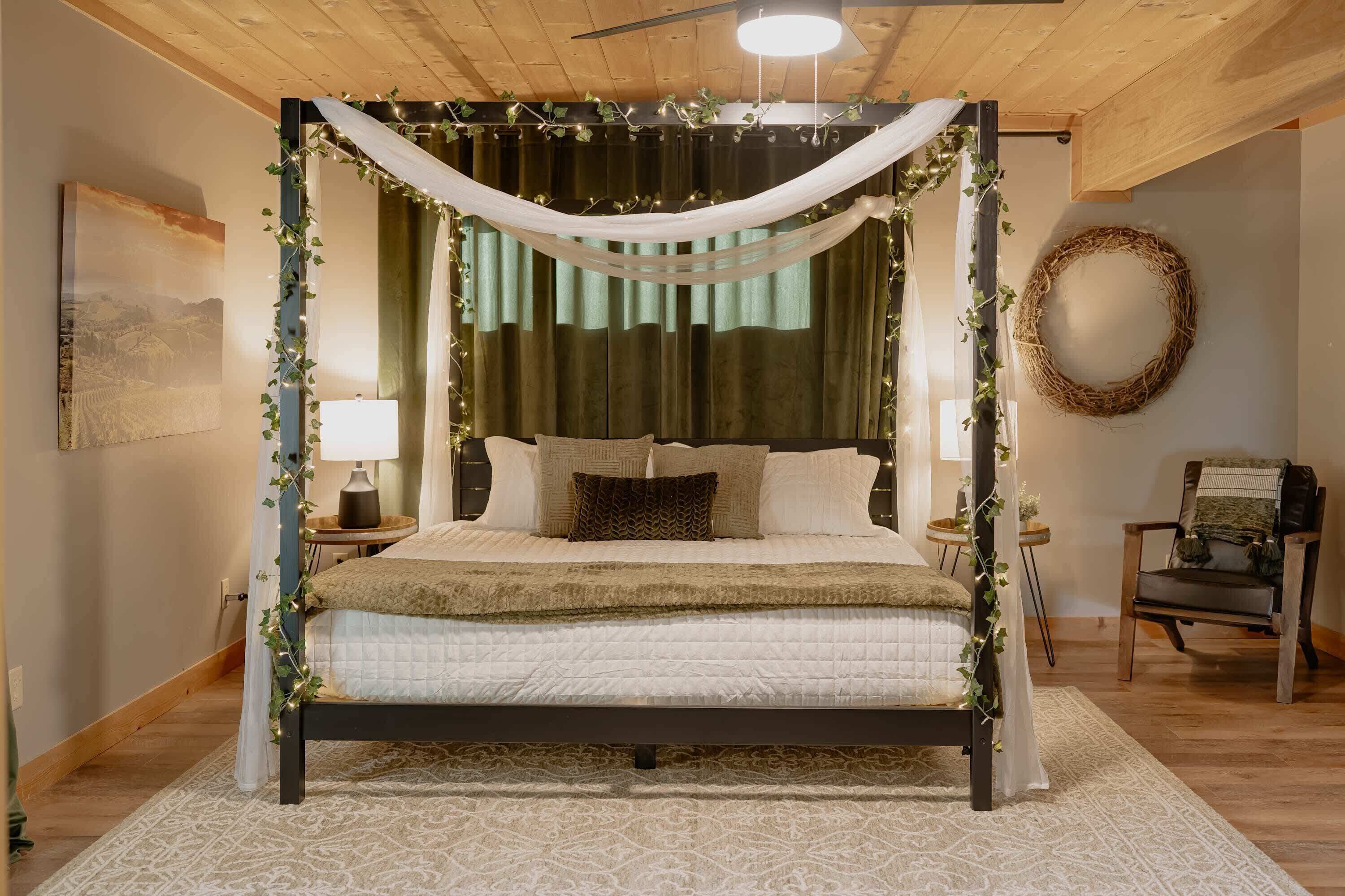 10 slaapkamers, een bureau, een strijkplank/strijkijzer, reisbedje