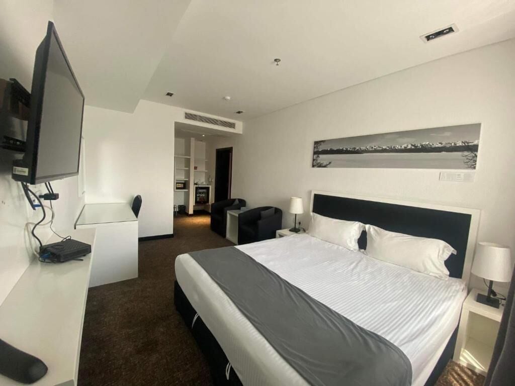 Chambre Double | Bureau, espace de travail pour ordinateur portable