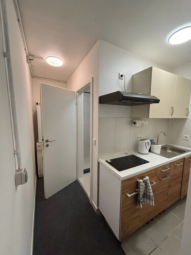 Apartment im Hotel 'Menzel 5' mit Bergblick, Gemeinschaftsterrasse und WLAN