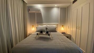 1 sovrum, internet och sängkläder