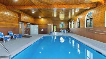Indoor pool, a heated pool