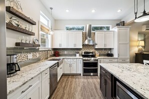 Fridge, microwave, oven, stovetop - Pet-friendly coastal retreat w/private pool, screened-in porch, and fenced yard (Seacrest West)
