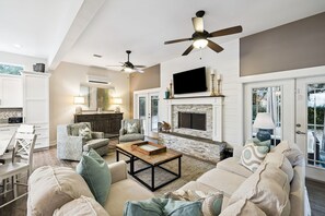 TV, offices - Pet-friendly coastal retreat w/private pool, screened-in porch, and fenced yard (Seacrest West)