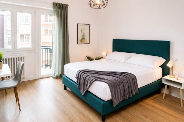 2 habitaciones, tabla de planchar con plancha, wifi y ropa de cama 