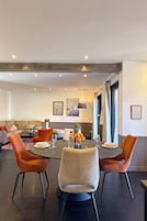Apartment, 3 Bedrooms, Mountain View | Living area | Flat-screen TV
