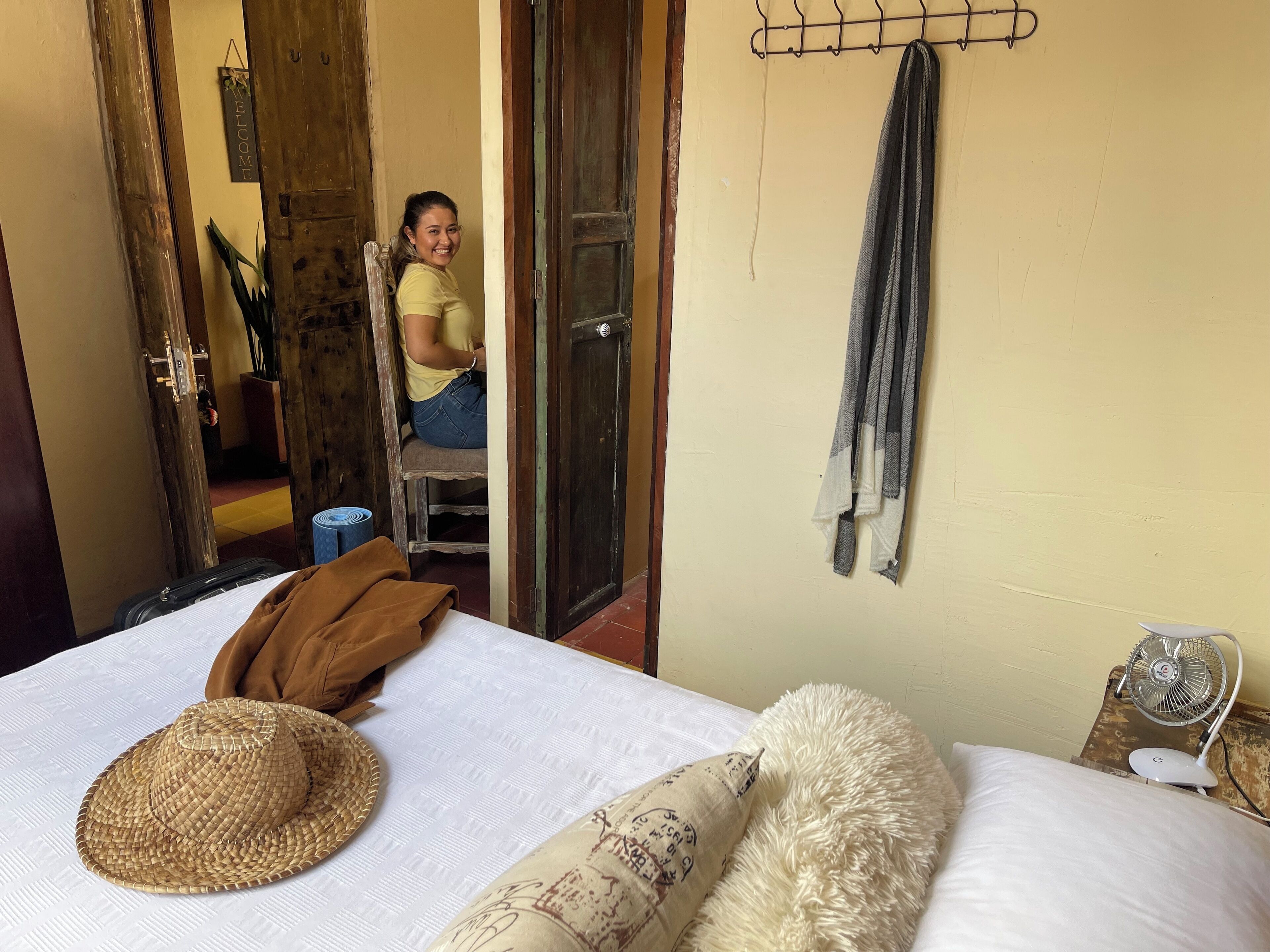 Desk, laptop workspace, iron/ironing board, free WiFi