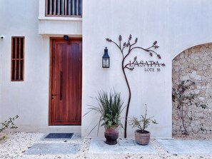Exterior detail - NEW Private 3-level Villa surrounded by Jungle (Tulum)