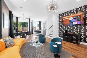 Smart TV, books, video library