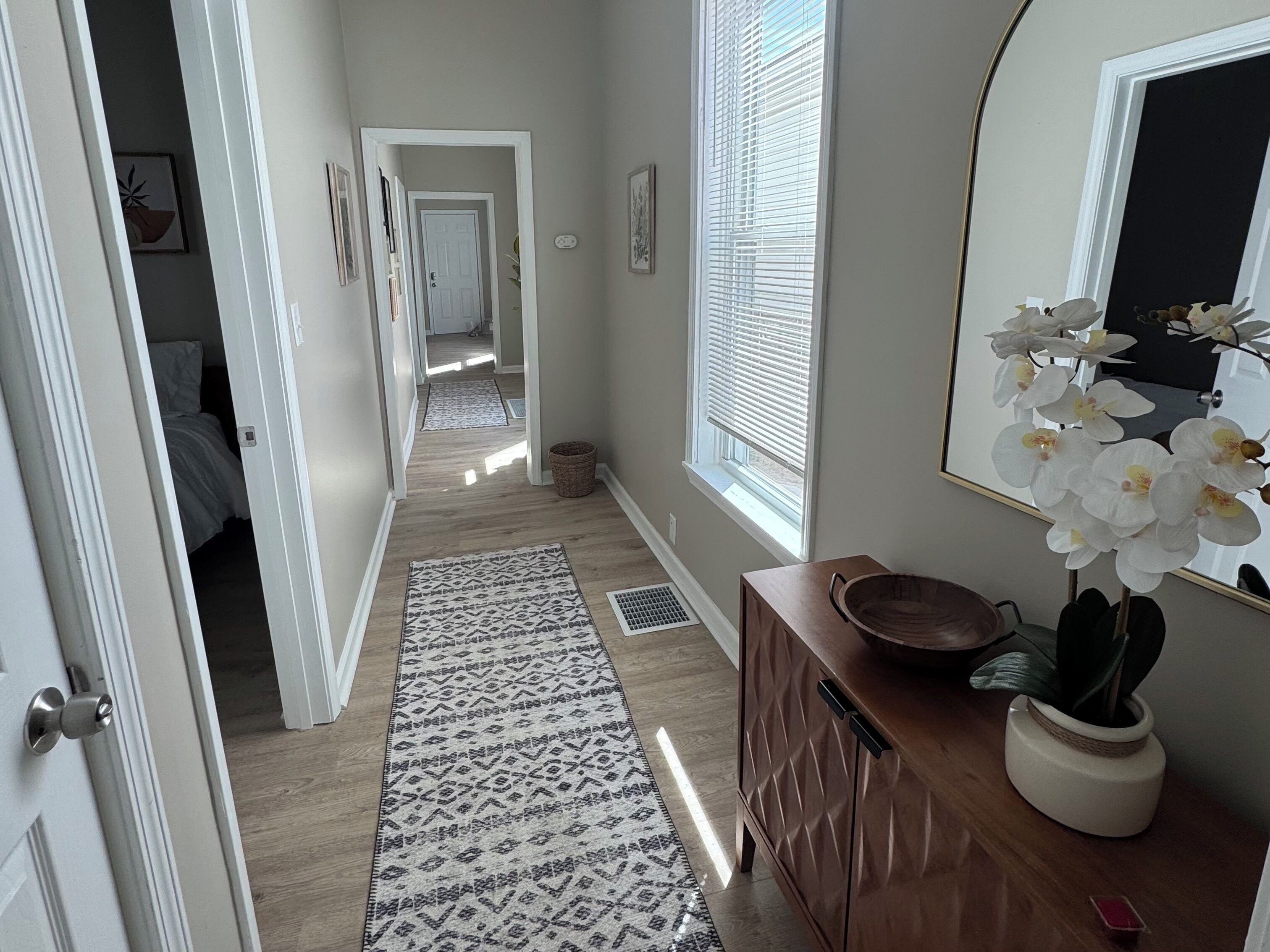 2 bedrooms, travel crib, WiFi, bed sheets