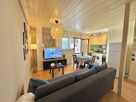 Apartamento básico | Zona de estar | Una televisión