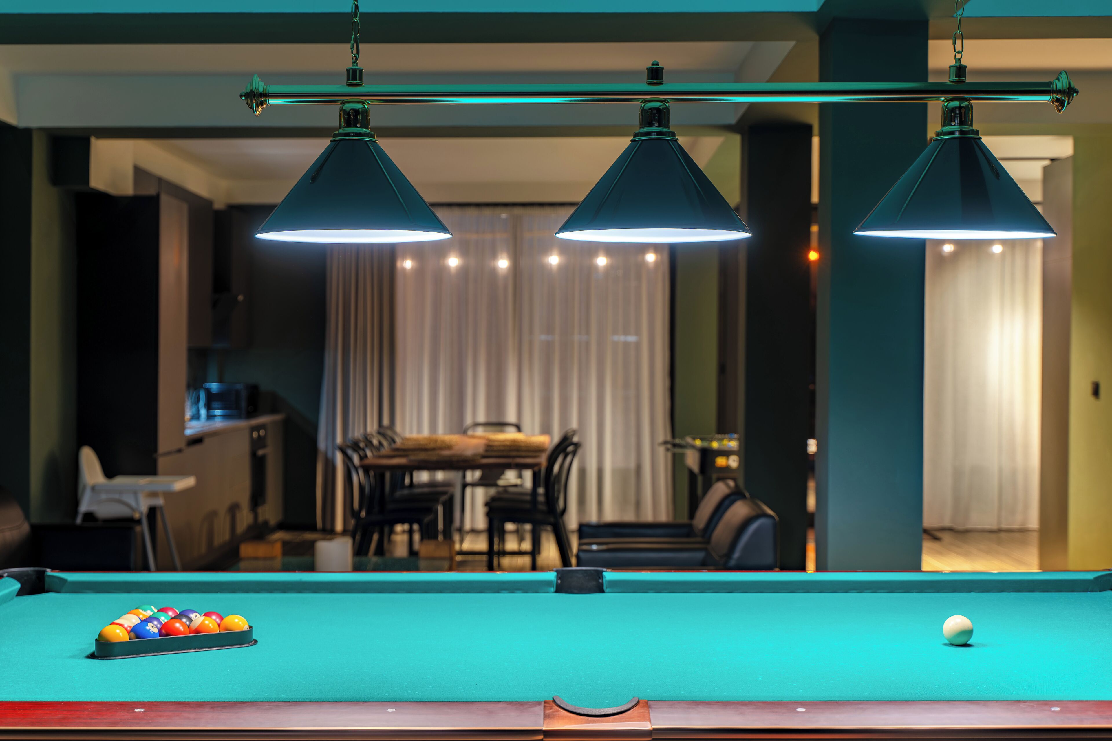 Comfort Apartment, 4 Bedrooms, Courtyard View | Living area | Flat-screen TV