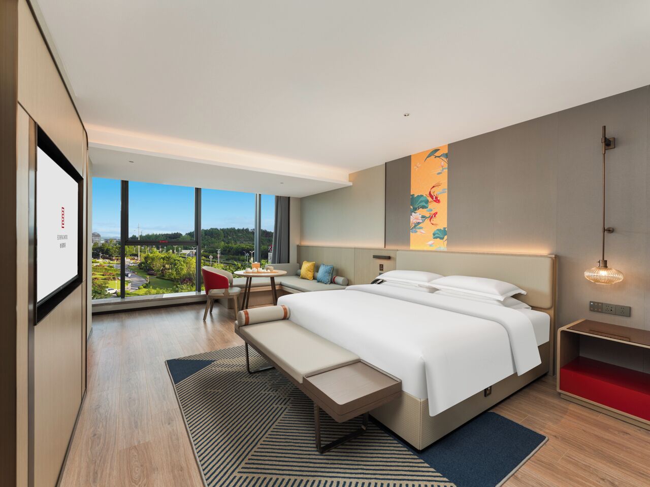 奢华单人房, 城市景观 | 笔记本电脑工作区、免费 WiFi