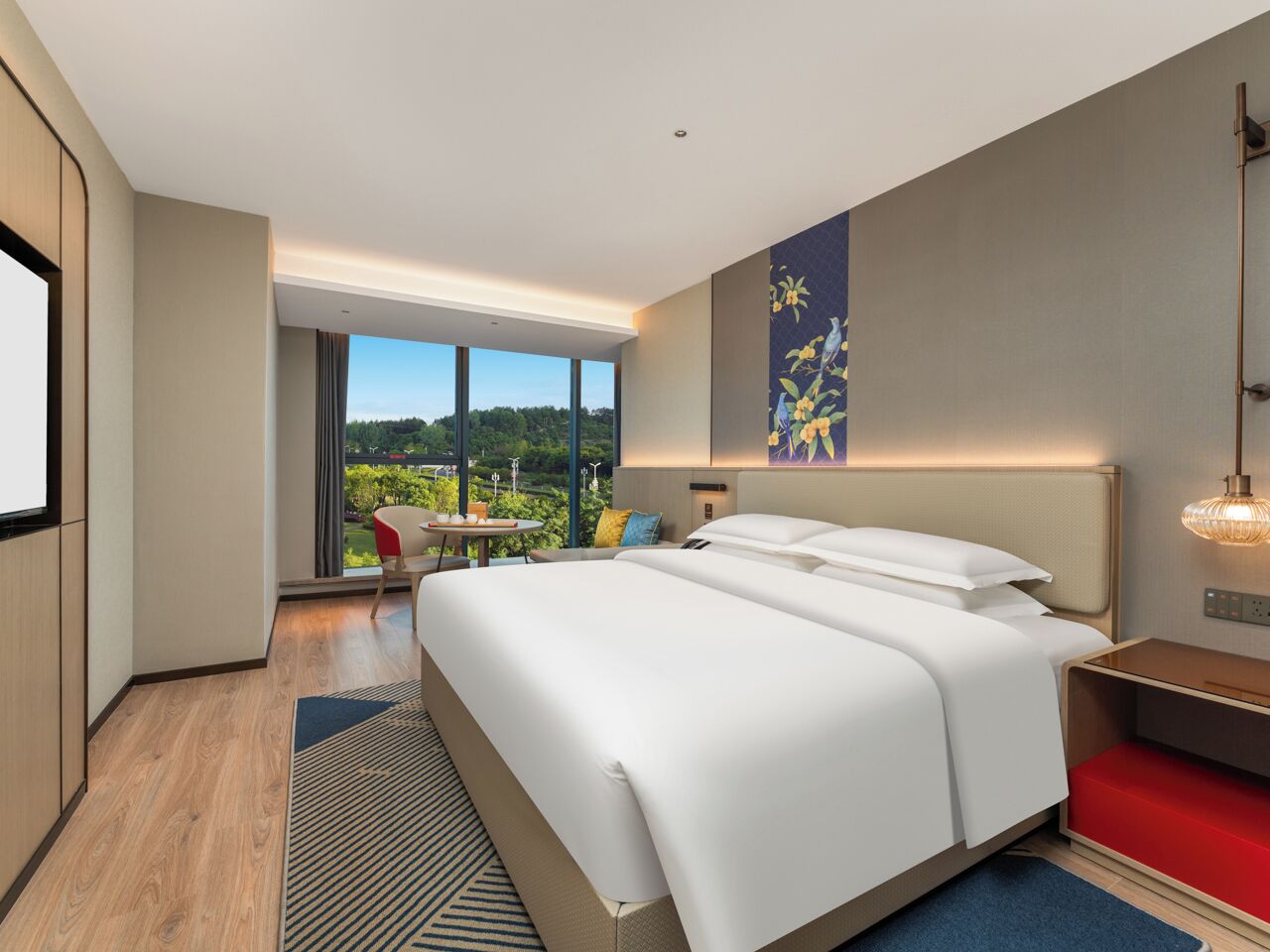 Yhden hengen businesshuone, kaupunkinäköala | Kannettavalle tietokoneelle sopiva työtila, ilmainen Wi-Fi