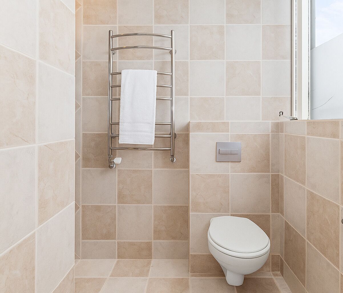 Habitación Confort con 1 cama doble o 2 individuales | Baño | Secador de pelo, toallas, jabón y champú