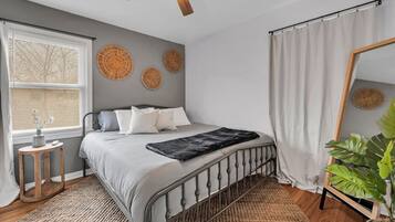 2 habitaciones, escritorio, wifi y ropa de cama