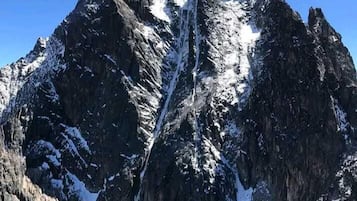 Outdoor rock climbing