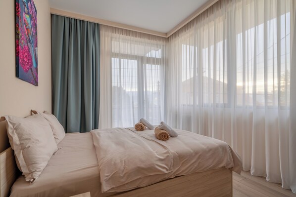 Appartement Confort, 3 chambres, véranda, vue ville