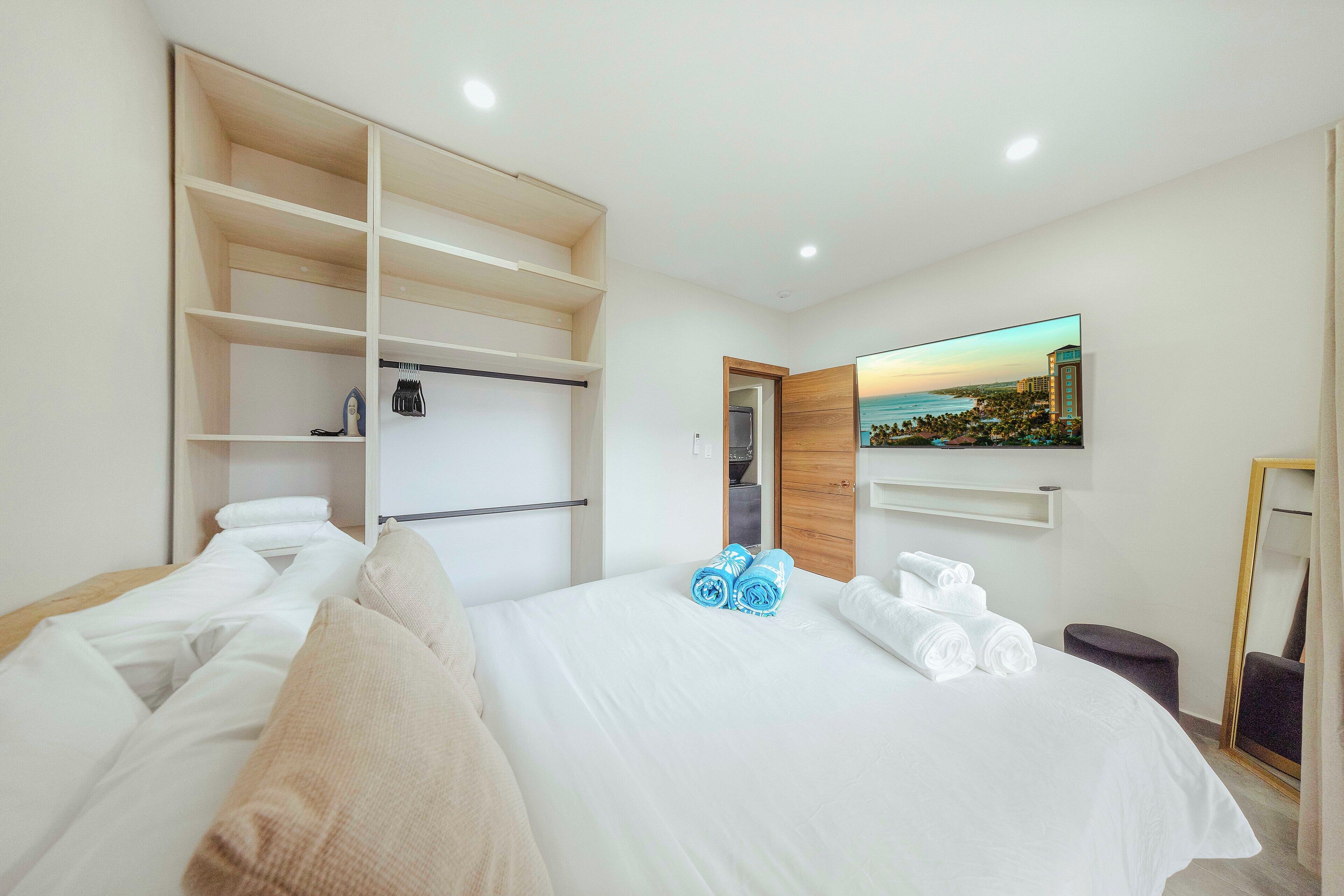 2 habitaciones, tabla de planchar con plancha y wifi gratis 