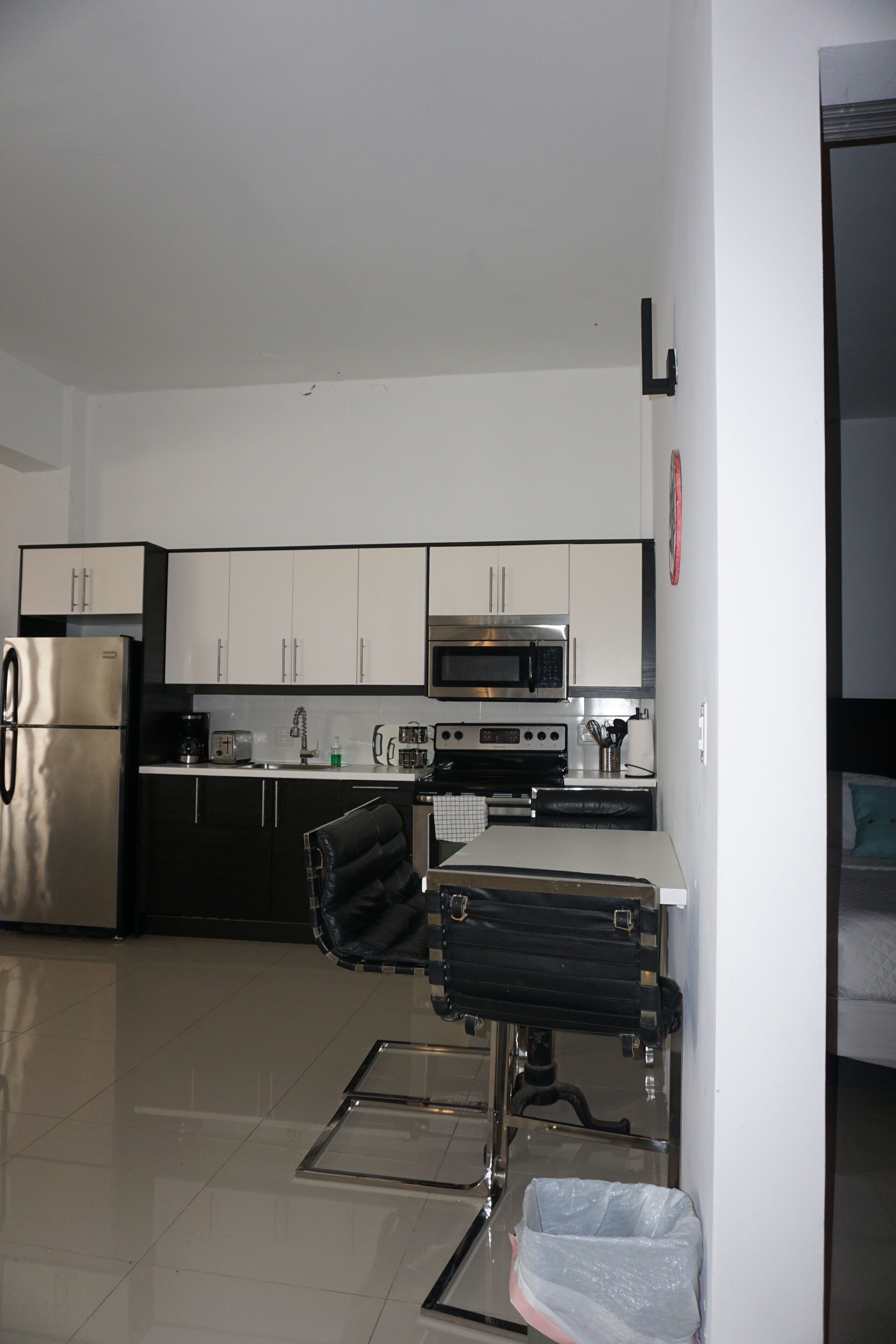 Appartement familial, cuisine | Aire de séjour