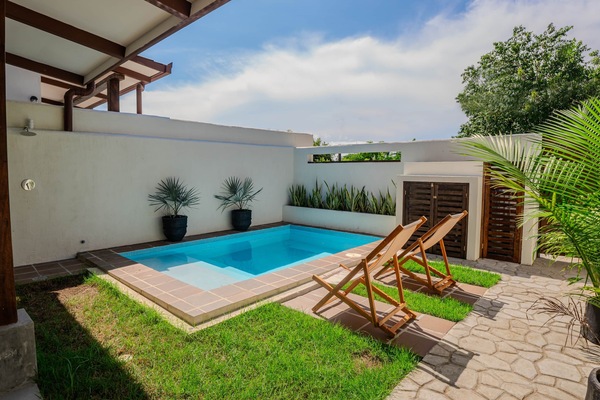 Your own hidden retreat, just steps away.