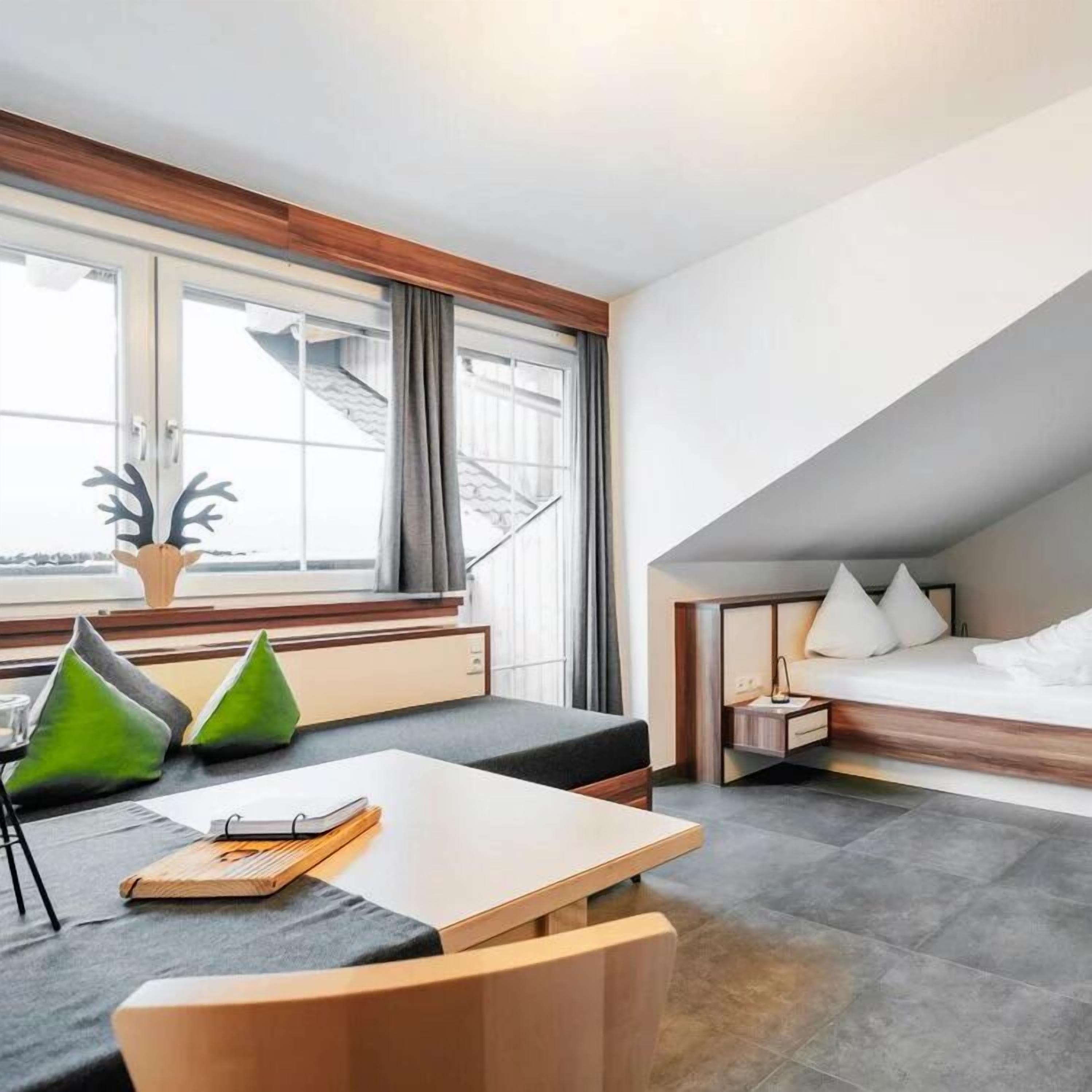 Double Room, Balcony, Mountain View | In-room safe, desk, laptop workspace, blackout curtains