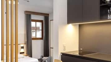 Studio Classique, balcon, vue montagne