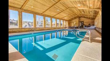 Indoor pool, a heated pool