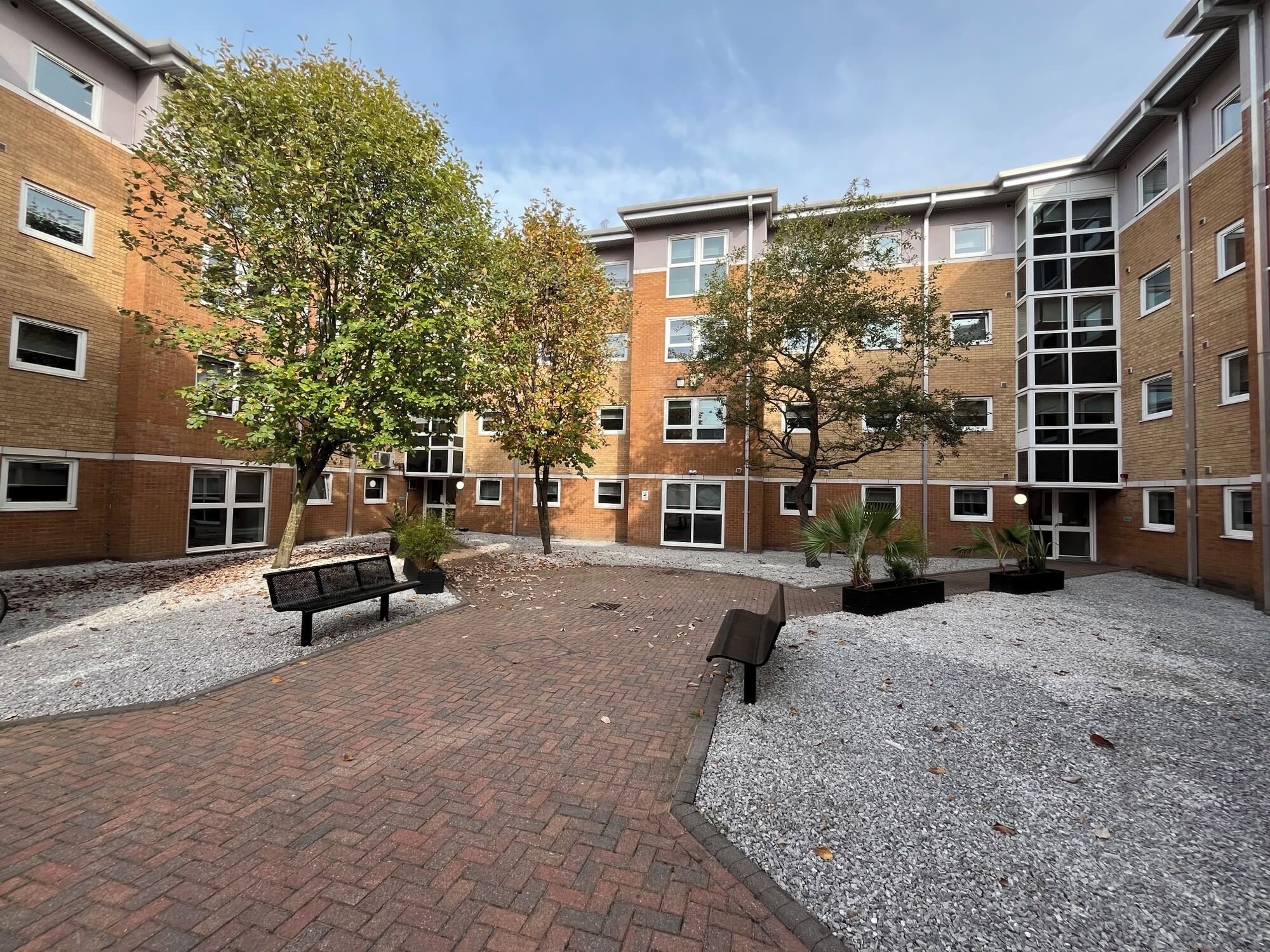 Majoituspaikan julkisivu