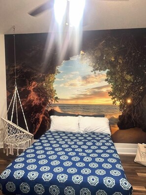 6 bedrooms, iron/ironing board, travel cot, WiFi