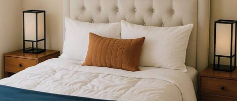 2 bedrooms, iron/ironing board, travel crib, WiFi