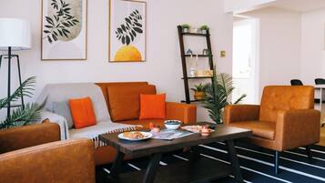 Televisie en een open haard