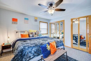 3 bedrooms, iron/ironing board, travel crib, WiFi