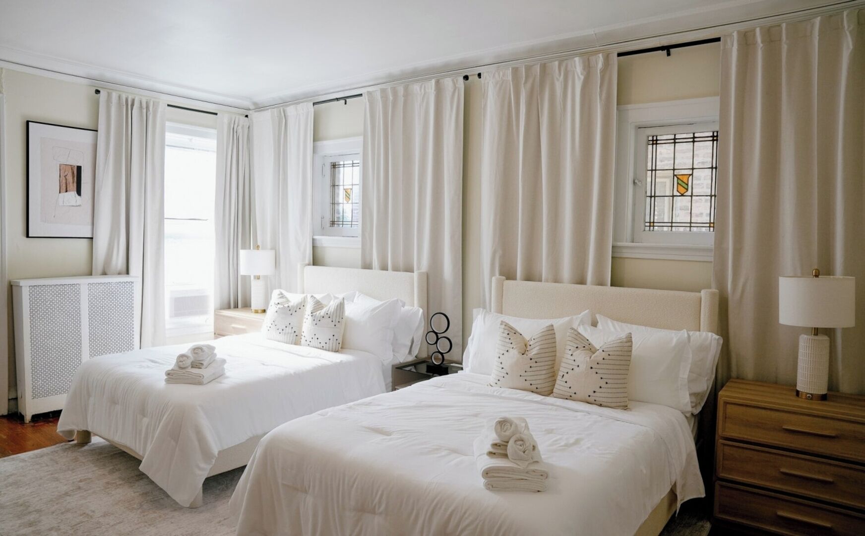 5 bedrooms, iron/ironing board, travel crib, WiFi