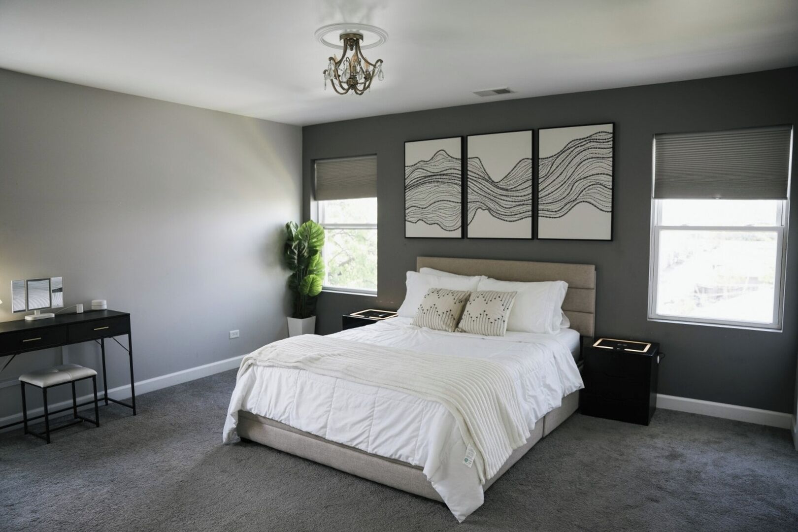 4 bedrooms, iron/ironing board, travel crib, WiFi