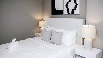 2 bedrooms, iron/ironing board, travel cot, WiFi