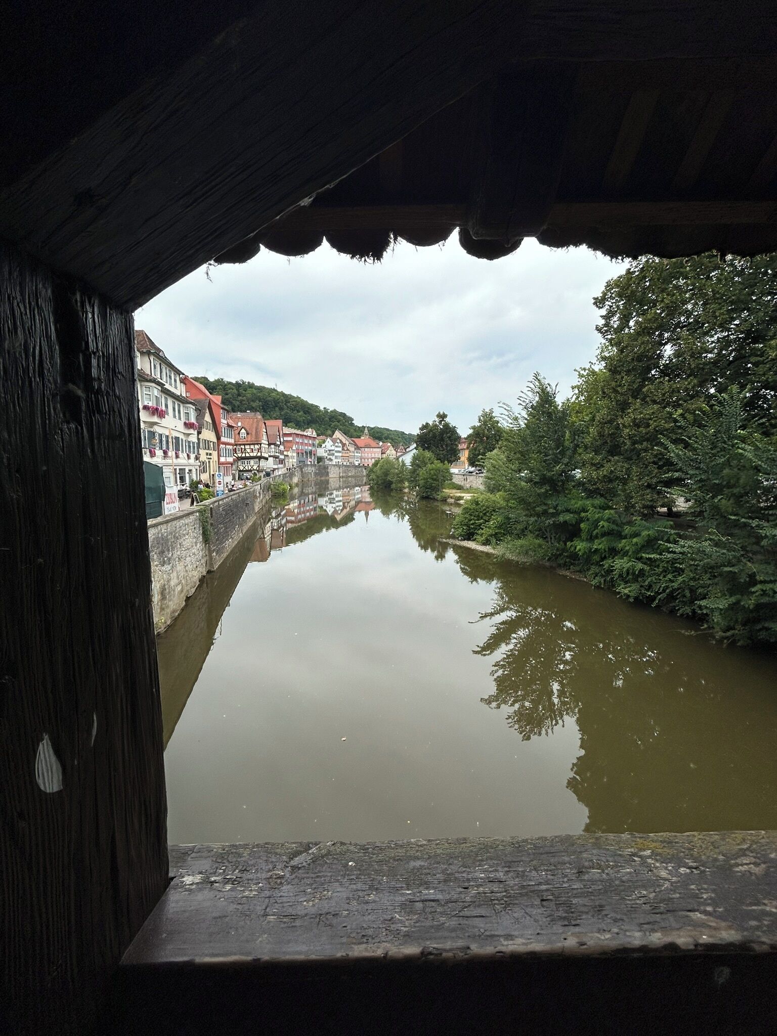 Blick von der Unterkunft