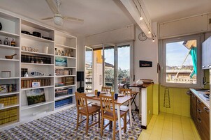 Apartment, 2 Bedrooms, City View | Private kitchen | Fridge, oven, stovetop, dishwasher