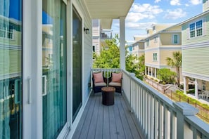 Terrace/patio - Ocean-View Escape — Steps to the Beach! (Myrtle Beach)