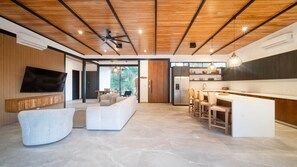 TV, stereo - New Luxury privacy Villa, large pool Playa Grande. (Cabo Velas)